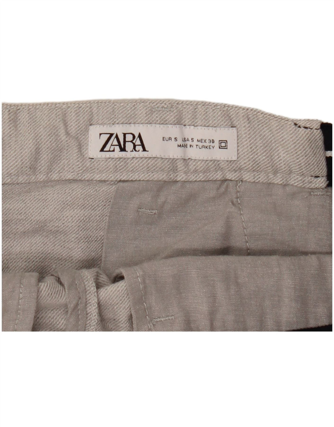 Zara muške chino kratke hlače male W30 sive