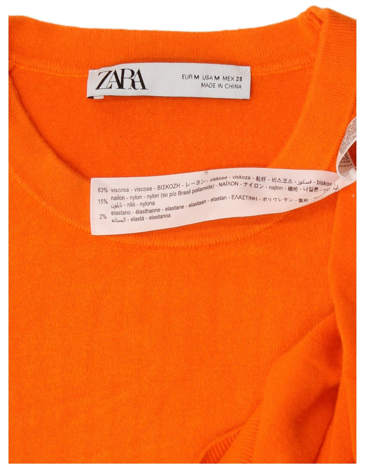 Zara ženski prsluk bez rukava UK 12 srednje narančasta viskoza