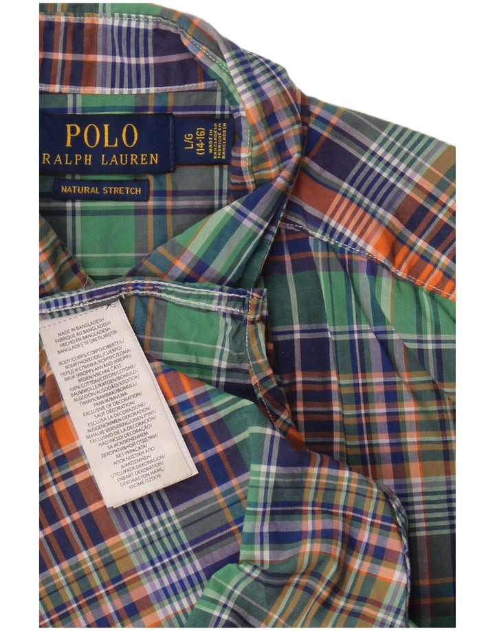 POLO RALPH LAUREN Velika pamučna šarena košulja za dječake 14-15 godina