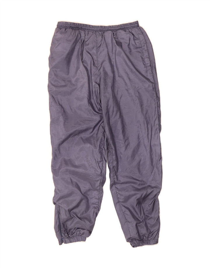 VINTAGE Mens Tracksuit Trousers Joggers Medium  Purple Nylon Vintage Vintage and Second-Hand Vintage from Messina Hembry 