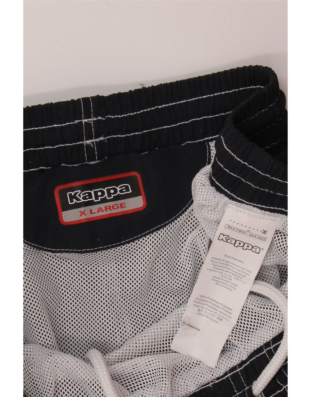 KAPPA muške kratke kupaće hlače XL tamnoplavi poliester