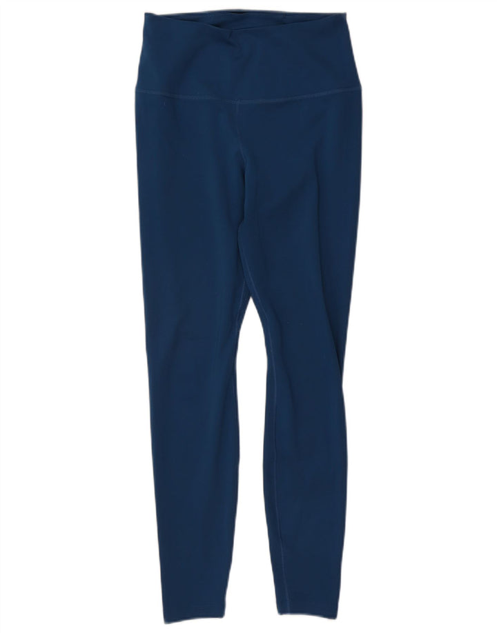 Nike ženske Dri Fit tajice UK 8 Male tamnoplave poliesterske
