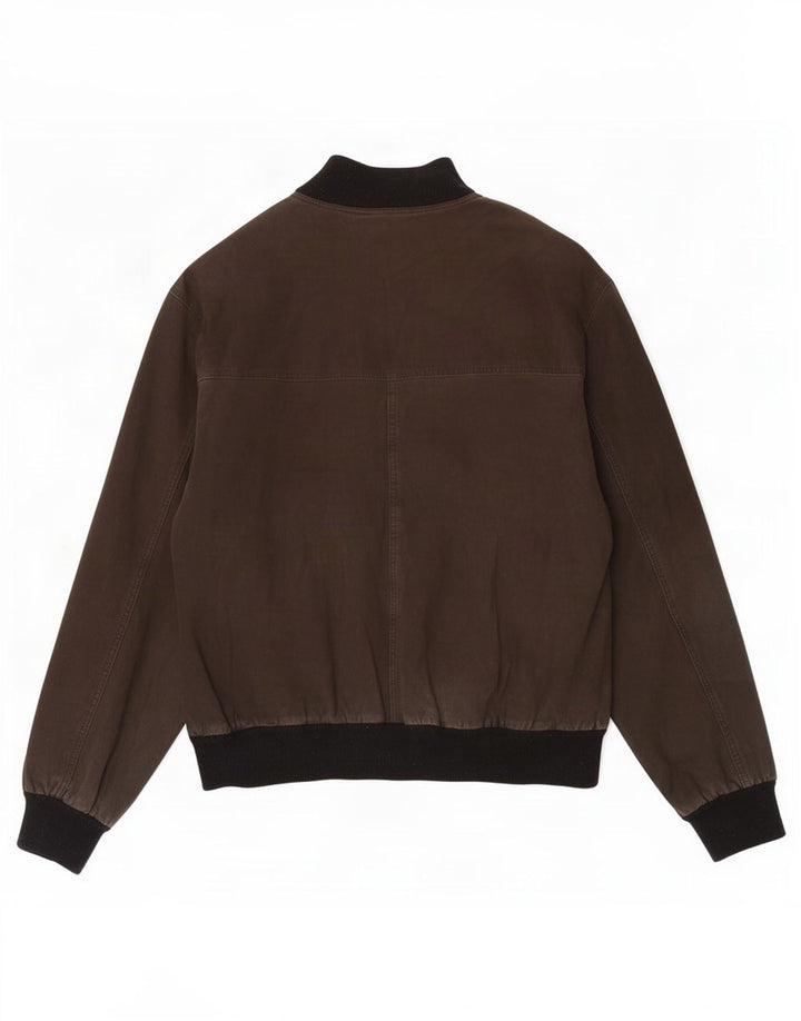 Vintage muška bomber jakna od brušene kože UK 40 Large kaki