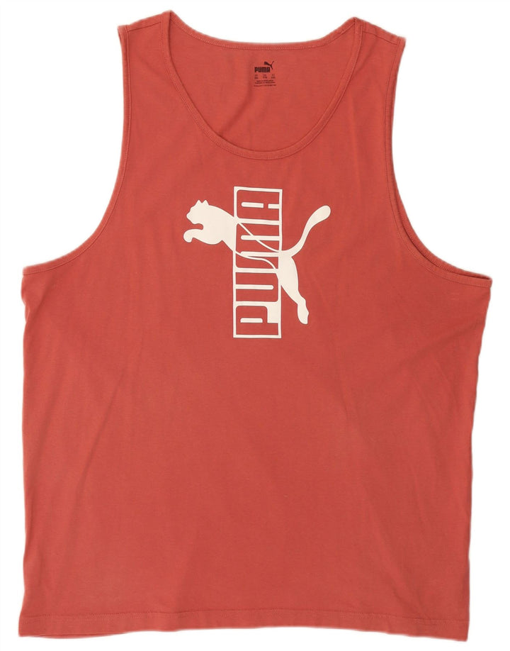 Puma muški grafički prsluk 2XL, ružičasti pamuk
