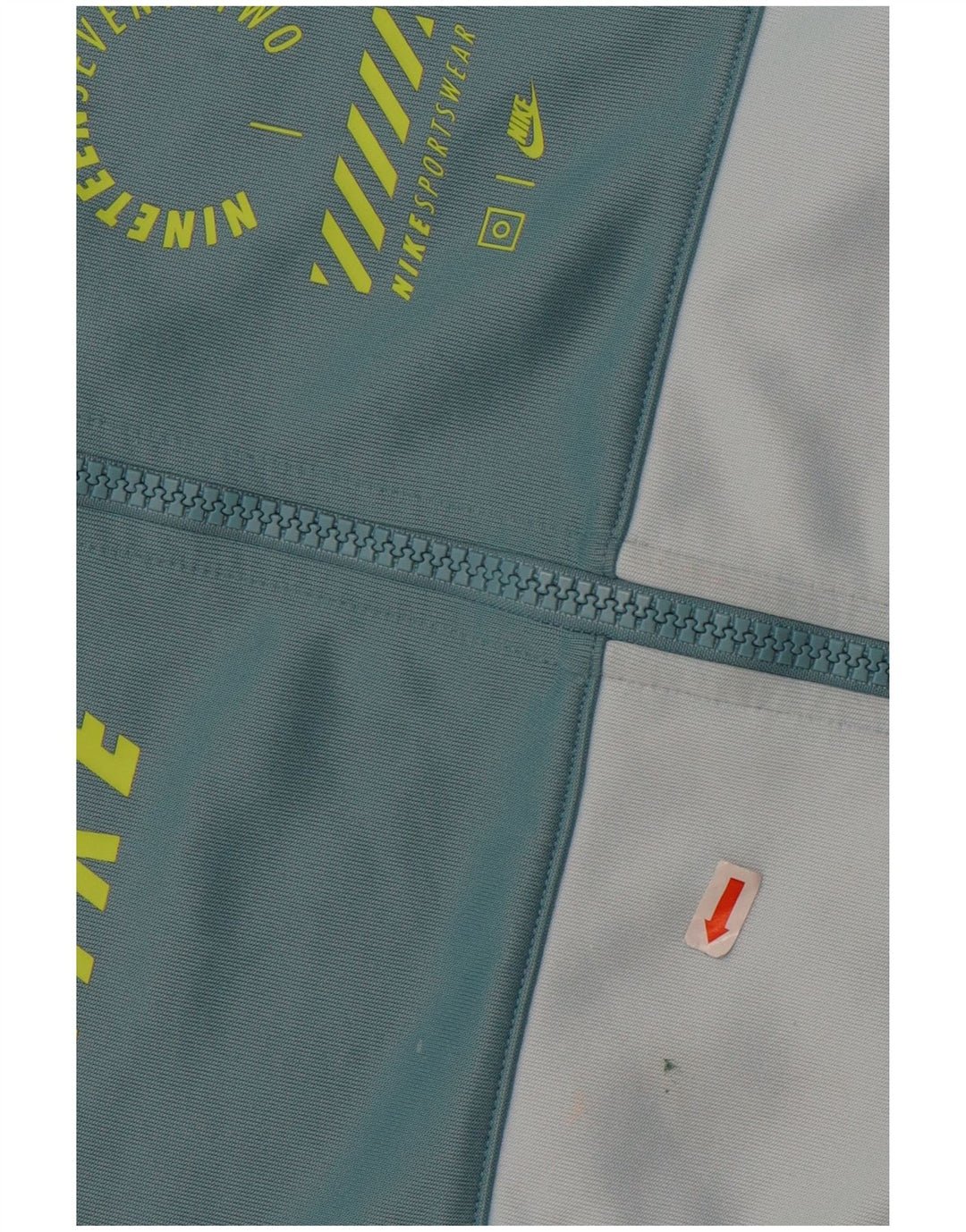 Nike ženska gornja jakna trenirke s velikim grafičkim motivima UK 10 Small Blue