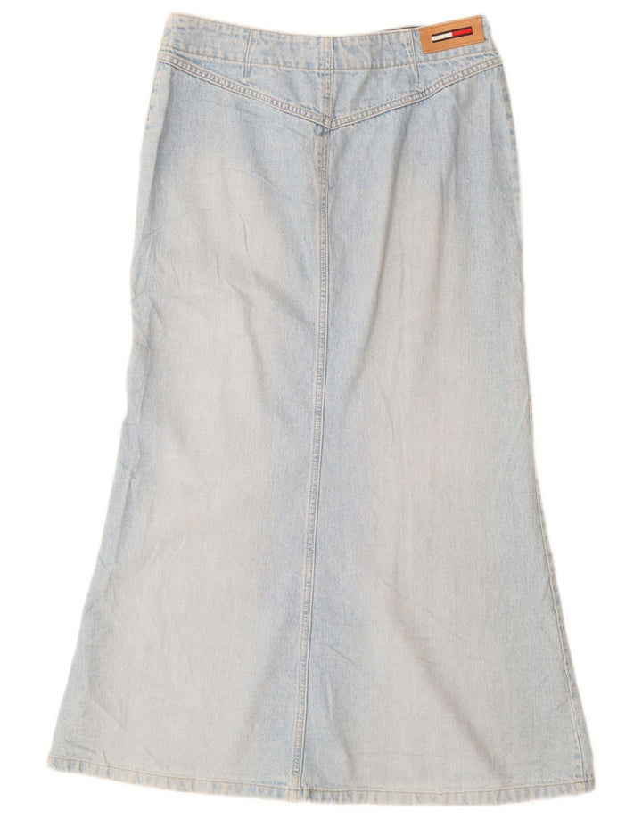 TOMMY HILFIGER ženska traper suknja visokog struka US 10 Large W30 plavi pamuk