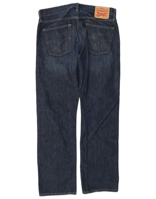 Levi's muške 514 ravne traperice W34 L32 tamnoplavi pamuk