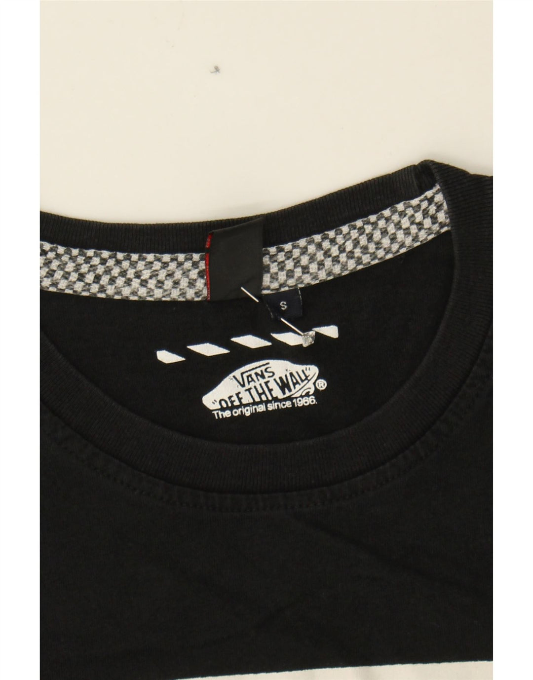 VANS Mens Graphic T-Shirt Top Small Black Cotton Vintage Vans and Second-Hand Vans from Messina Hembry 