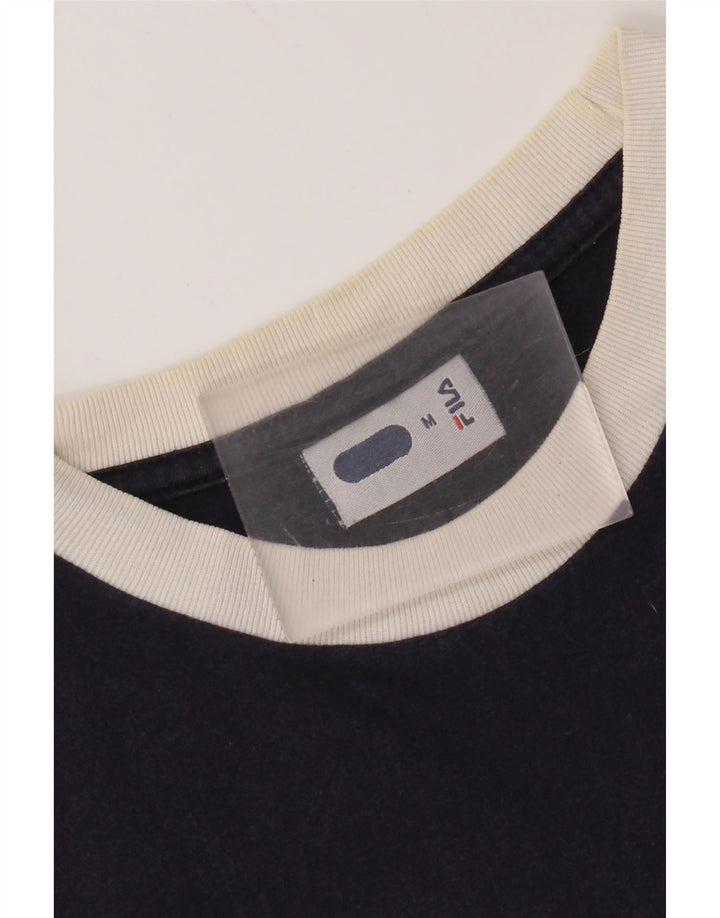 FILA muška majica kratkih rukava s grafičkim motivima srednje tamnoplavi pamuk