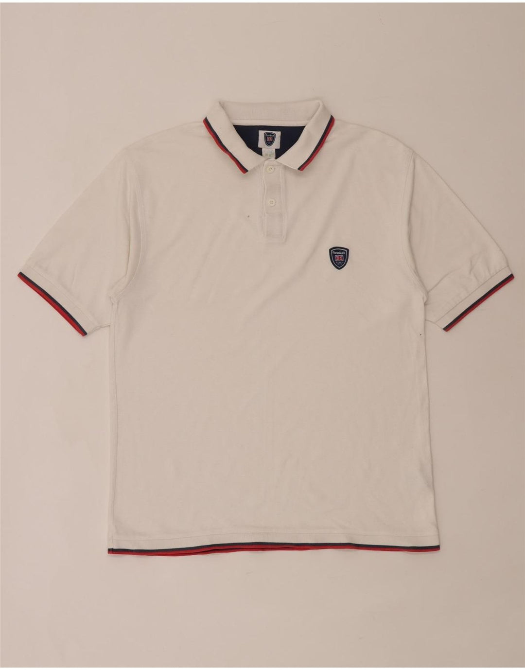Reebok muška polo majica Large White Cotton