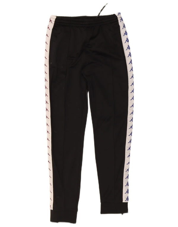 Kappa Boys Graphic Trenirka Hlače Joggers 11-12 Years Black Colourblock