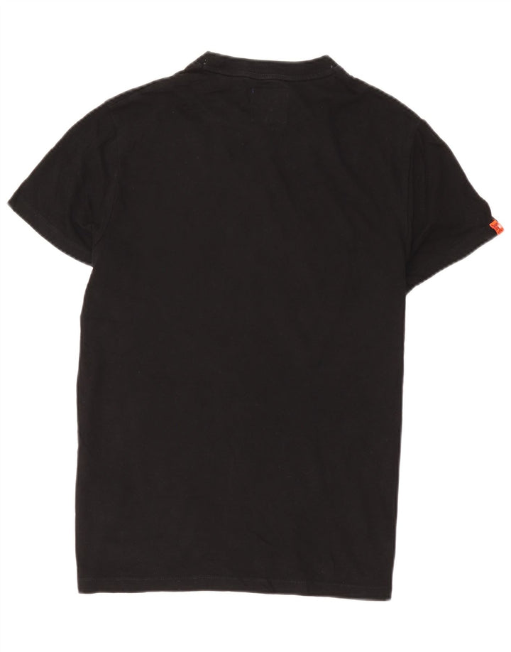 Superdry muška majica kratkih rukava Srednji crni pamuk