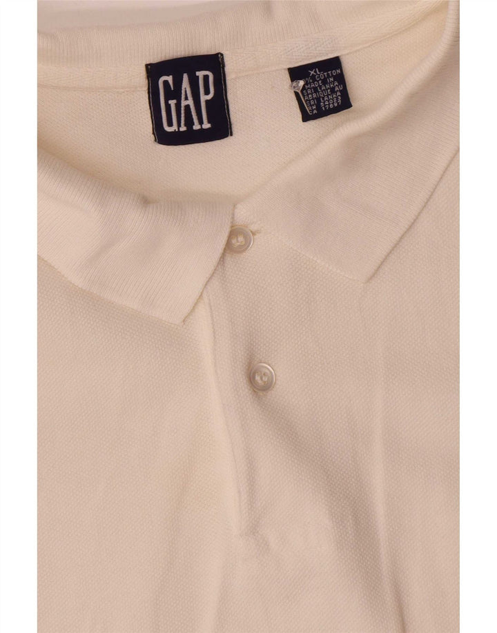 Gap muška polo majica XL Bijeli pamuk