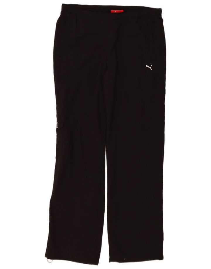Puma ženske kargo trenirke hlače UK 18 XL crni poliester