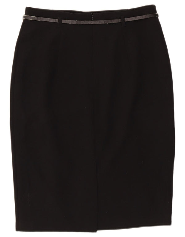 Marks & Spencer ženska pencil suknja UK 10 mala W28 crni poliester
