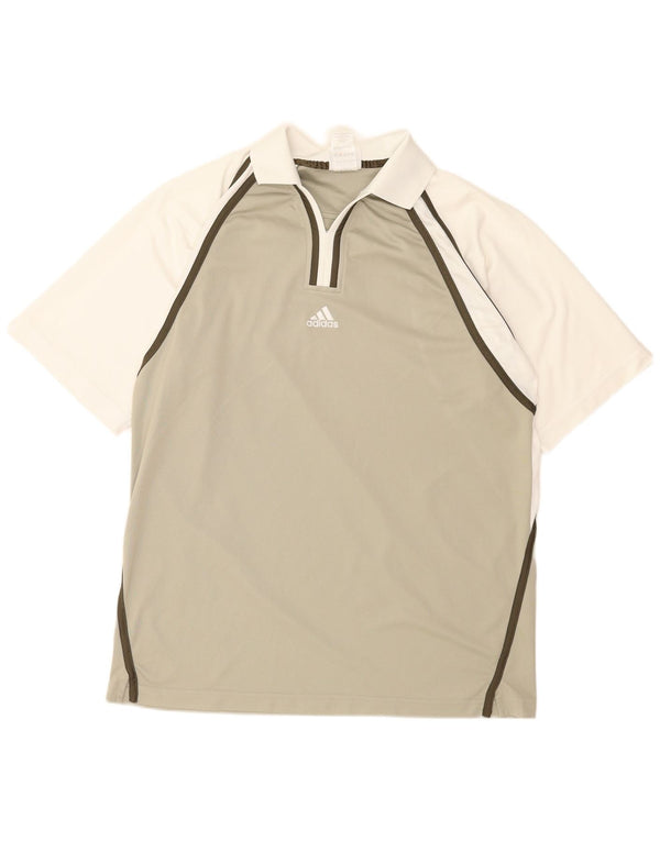 Adidas muška polo majica UK 42/44 veliki zeleni poliester u boji