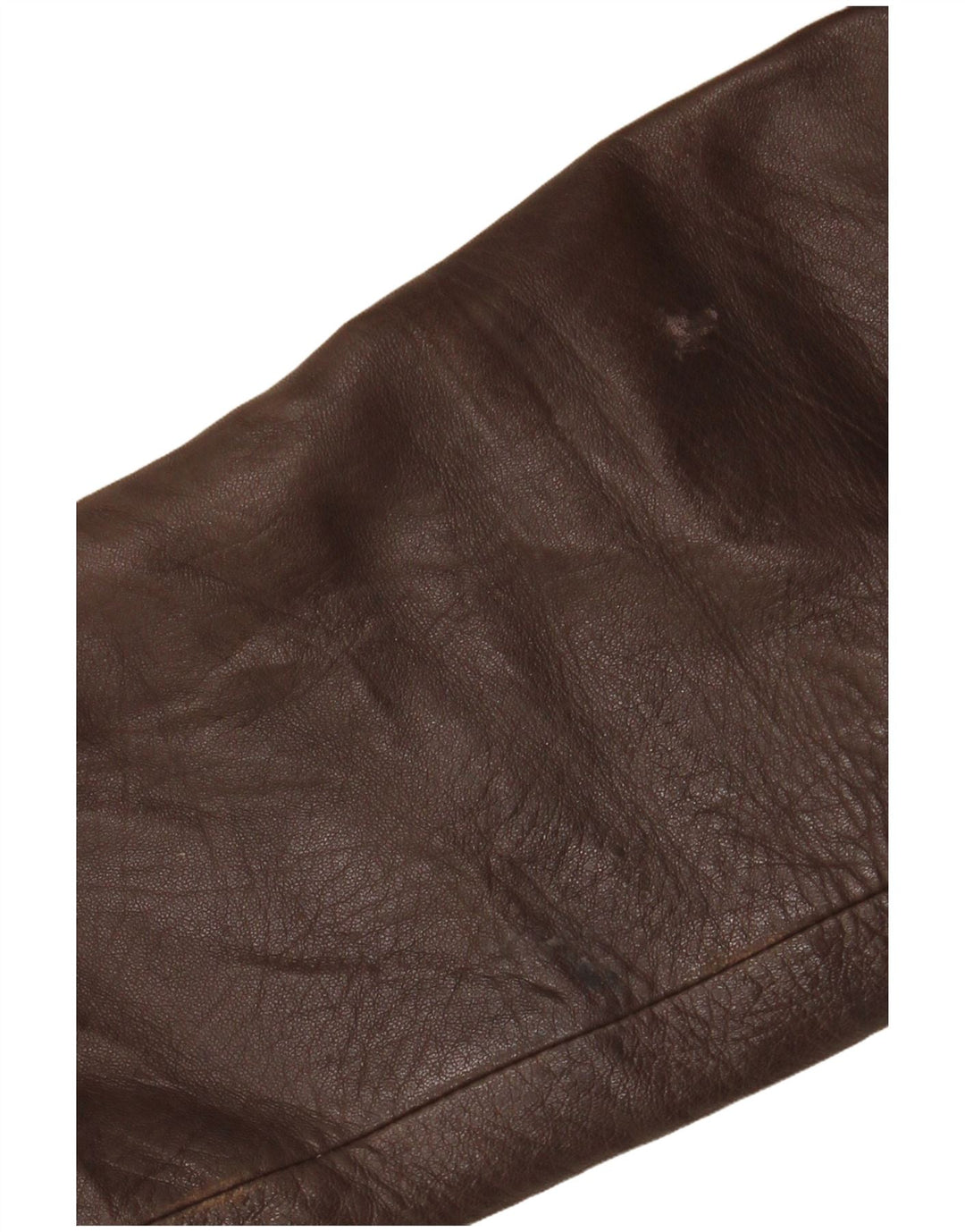 VINTAGE ženska kožna jakna UK 14 Srednje smeđa Argyle/Diamond koža