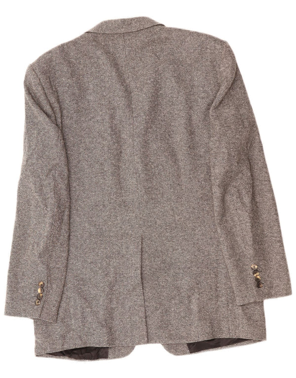 KARL LAGERFELD Muška jakna sa 3 gumba UK 40 Velika siva vunena