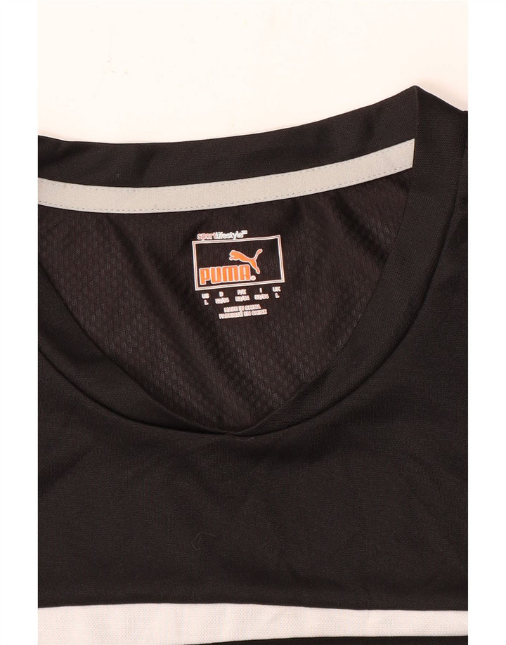 Puma muška majica kratkih rukava Large Black Colourblock
