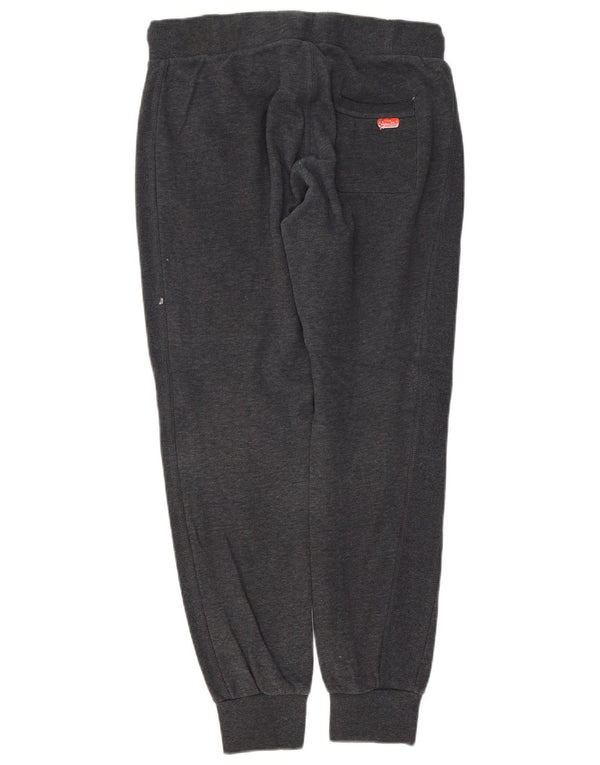 Superdry ženske uske trenirke hlače Joggers UK 14 Large Grey Cotton