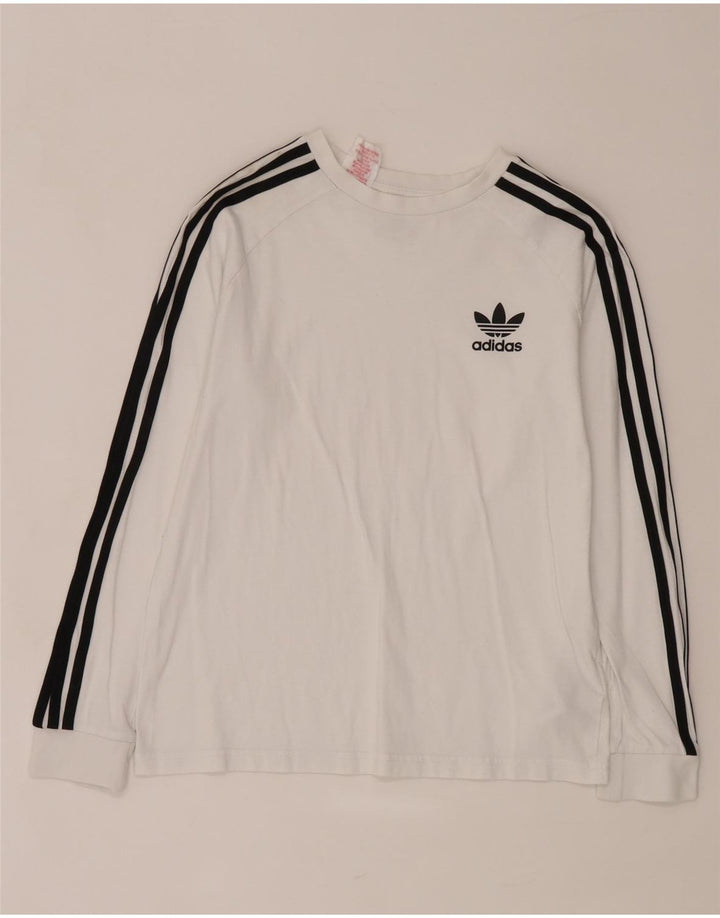 Adidas majica dugih rukava za dječake 12-13 godina, bijeli pamuk