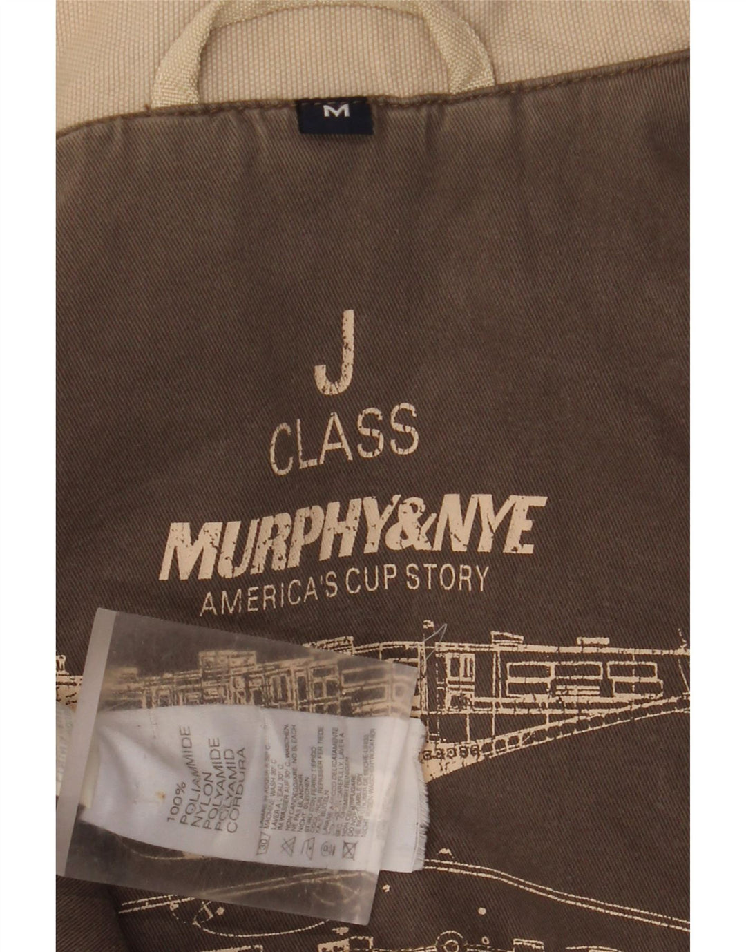 Murphy & Nye muška vjetrovka jakna UK 38 srednje bež najlon