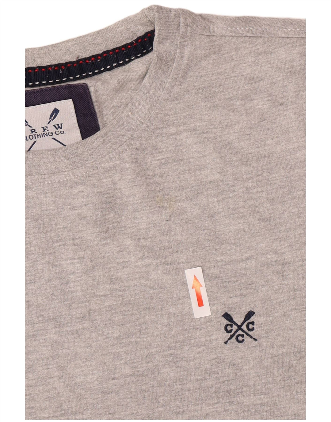 Crew Clothing Muška majica kratkih rukava Mali sivi pamuk