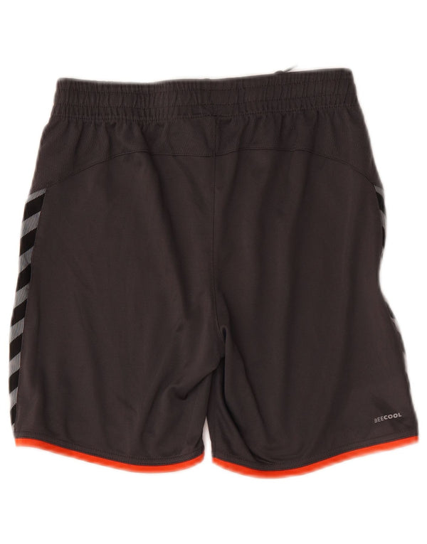 Hummel Boys Graphic Sport Shorts 13-14 Years Gray Colourblock Poliester