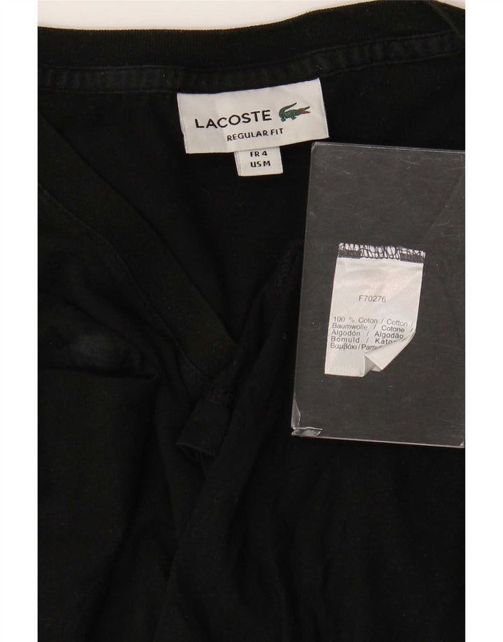 Lacoste muška majica kratkih rukava Regular Fit, gornja veličina 4, srednji crni pamuk