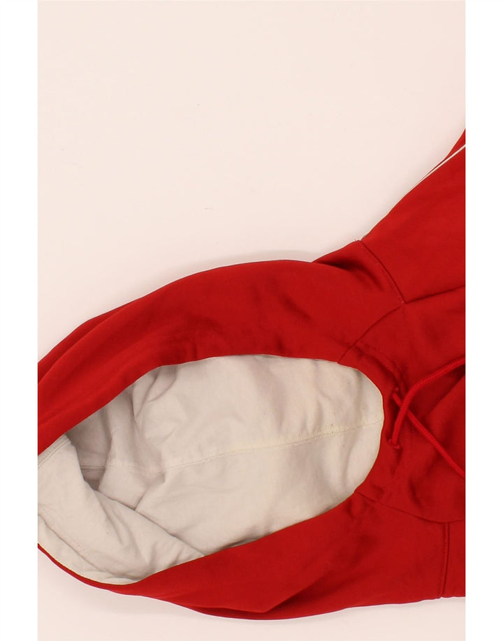 PUMA Mens Graphic Hoodie Jumper Large Red Polyester Vintage Puma and Second-Hand Puma from Messina Hembry 