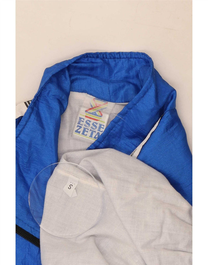 Vintage muška grafička puna trenirka Small Blue Colourblock