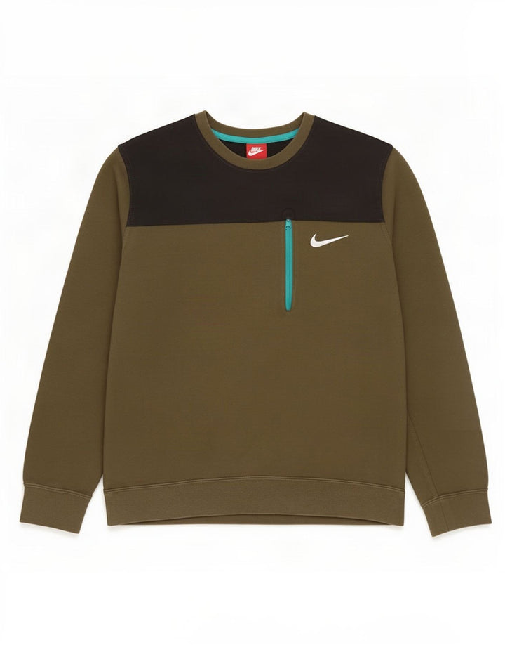 Nike muški džemper veliki kaki pamuk