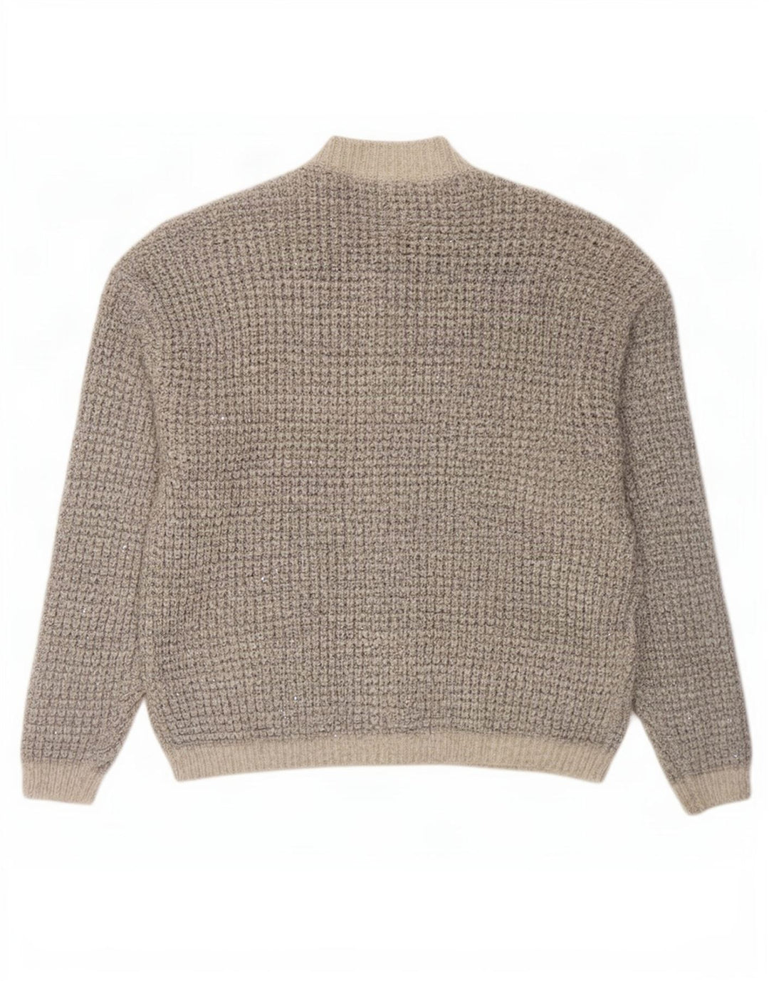 Marks & Spencer ženski prekomjerni džemper UK 16 Large Grey Flected