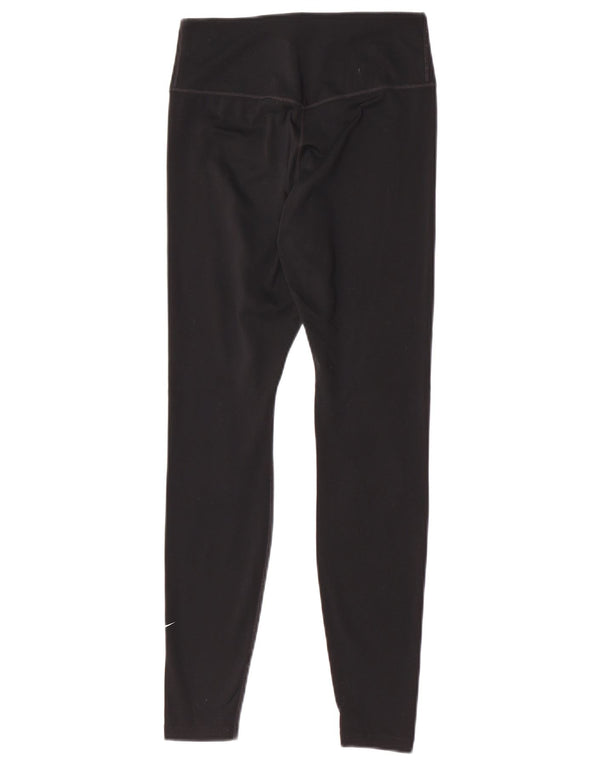 Nike Ženske Dri Fit Leggings UK 8 Male crne poliesterske sportske
