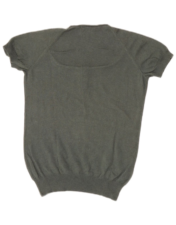 Massimo Dutti ženski džemper s veznim izrezom UK 10 Mali kaki