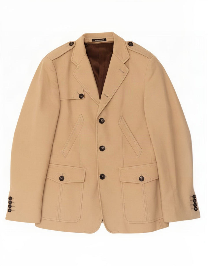 Manuel Ritz Pipo Muška vojna jakna s 3 gumba IT 50 Large Beige