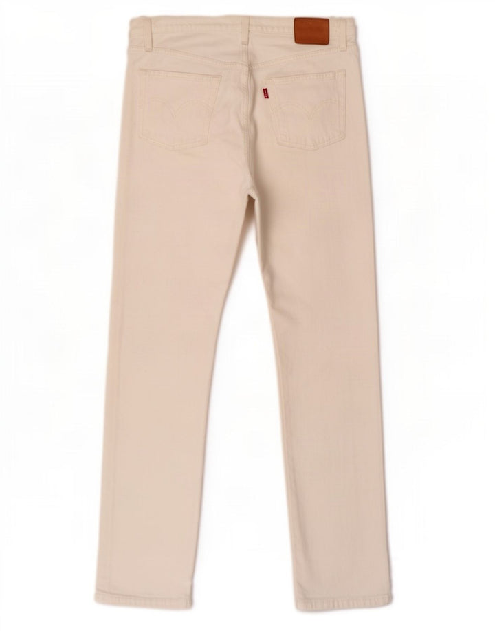 Levi's muške ravne traperice W29 L28 bijeli pamuk