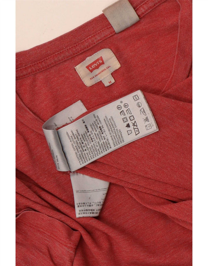 Levi's muška majica kratkih rukava, srednji crveni flekasti pamuk