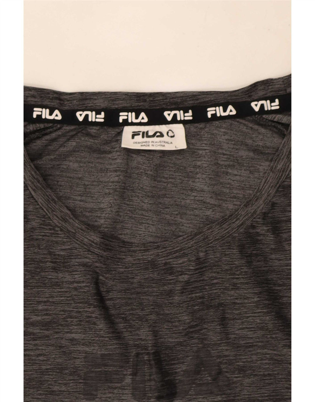 Fila muška majica kratkih rukava Veliki sivi flekasti poliester