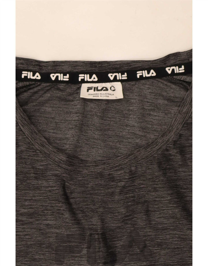 Fila muška majica kratkih rukava Veliki sivi flekasti poliester