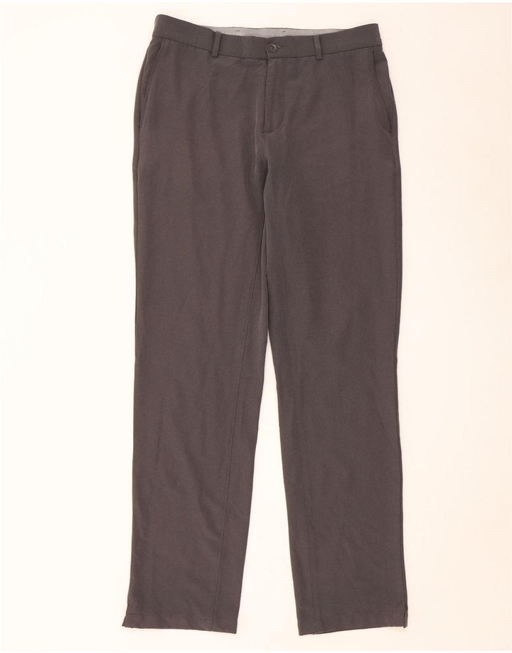 Nike muške ravne chino hlače W32 L34 sivi poliester
