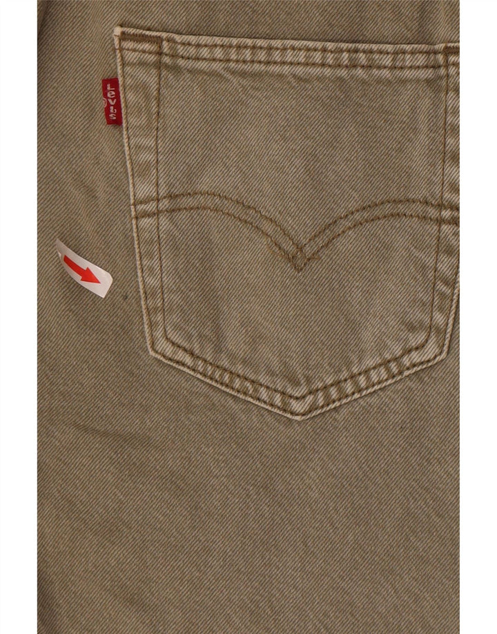 Levi's muške kratke traper hlače 501 W28, mali kaki pamuk