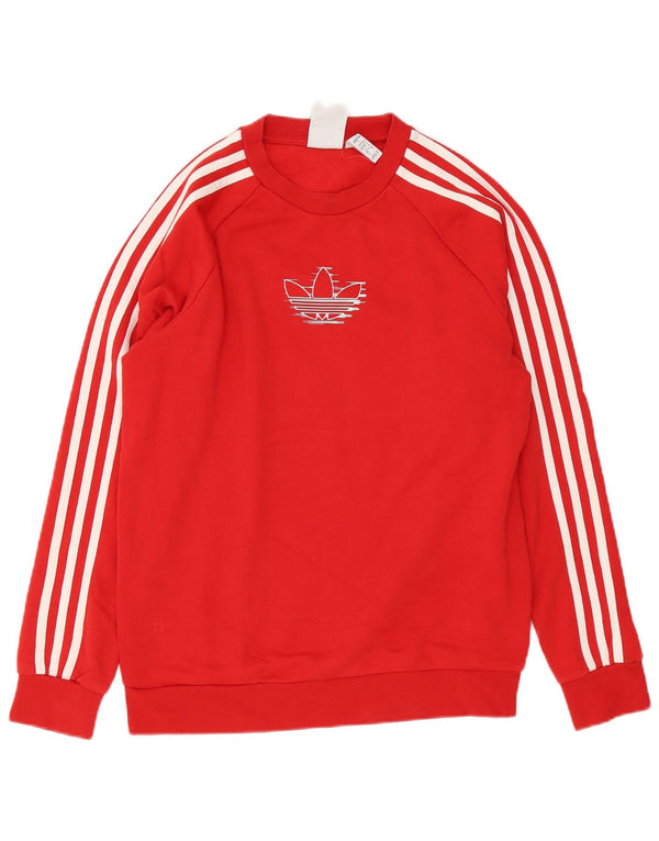Adidas muška majica s grafičkim motivima, mali crveni pamuk