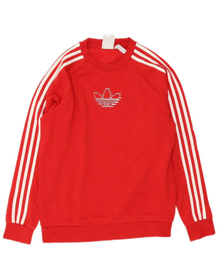 Adidas muška majica s grafičkim motivima, mali crveni pamuk