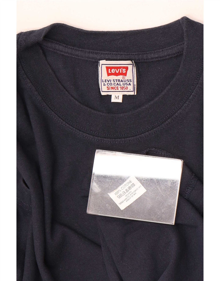 Levi's muška majica kratkih rukava srednje tamnoplavi pamuk