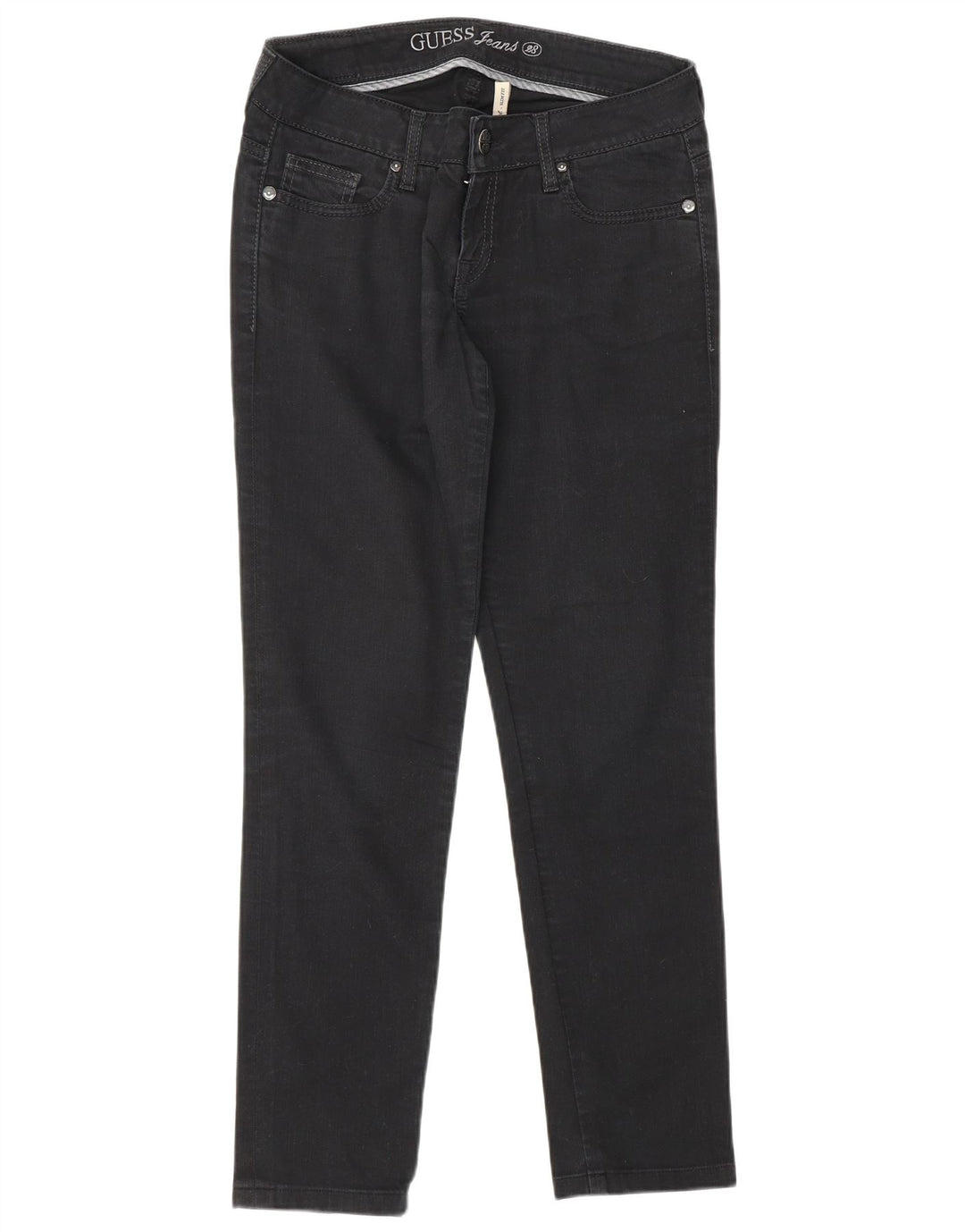 GUESS Ženske uske traperice Starlet W28 L28 crne