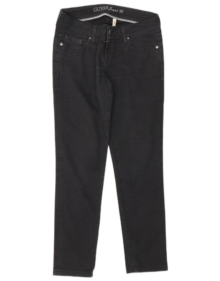 GUESS Ženske uske traperice Starlet W28 L28 crne