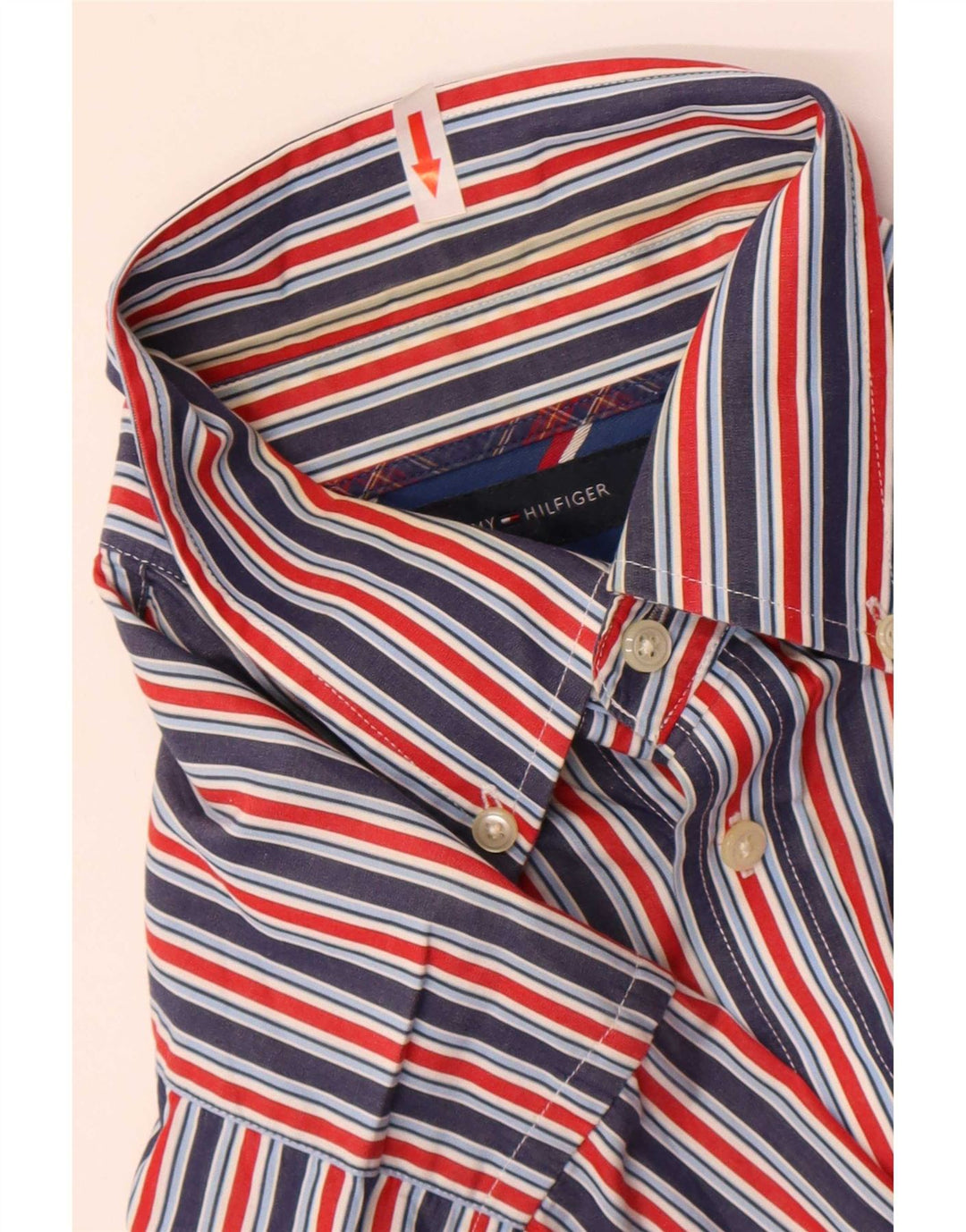 Tommy Hilfiger muška košulja srednje boje, pamuk na pruge
