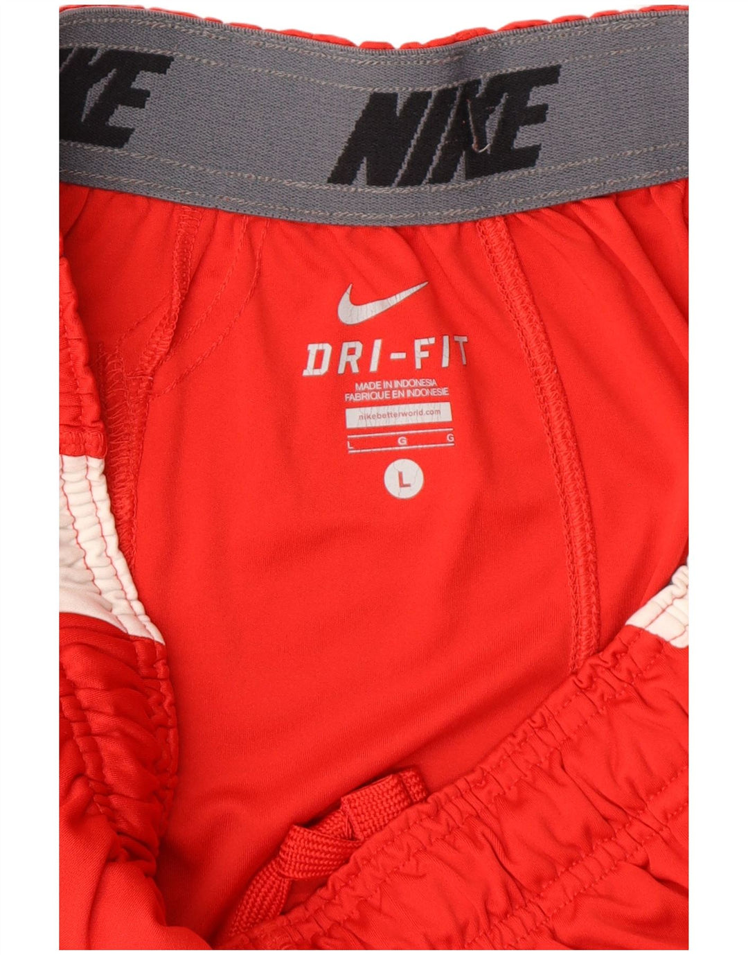 Nike Mens Cincinnati Reds Sport Shorts Large Red Colourblock Poliester