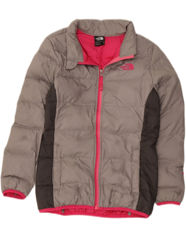 The North Face Girls podstavljena jakna 11-12 godina velika siva boja